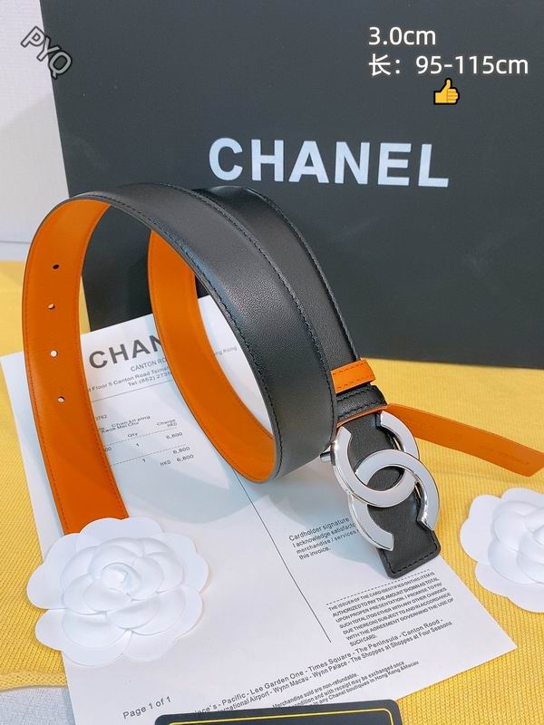 Chanel belt 30mmX95-115cm 8L54